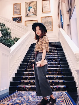 「MAISON MICHEL（メゾンミッシェル）のアイテム」を使った、Ruri Mouさん（レディース・160cm）の秋コーディネート