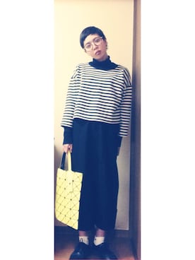 hara_hara_wearさんの（BAO BAO ISSEY MIYAKE | バオバオイッセイミヤケ）を使ったコーディネート