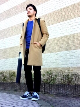 enomonさん（メンズ・174cm）の秋コーディネート
