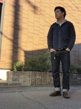 enomonさん（メンズ・174cm）の冬コーディネート