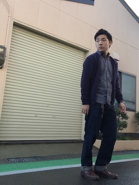 enomonさん（メンズ・174cm）の冬コーディネート