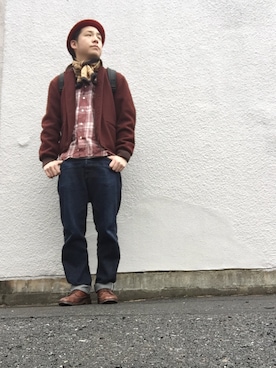 enomonさん（メンズ・174cm）の冬コーディネート