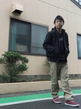 enomonさん（メンズ・174cm）の冬コーディネート