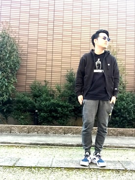 enomonさん（メンズ・174cm）の春コーディネート