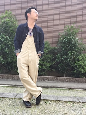 「Waste(twice)（ウェストトゥワイス）のアイテム（ジャケット/アウター）」を使った、enomonさん（メンズ・174cm）の春コーディネート