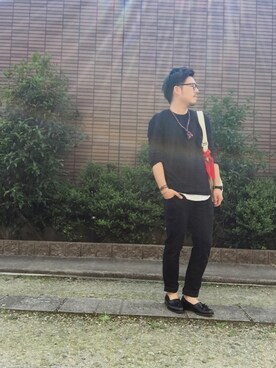 enomonさん（メンズ・174cm）の春コーディネート