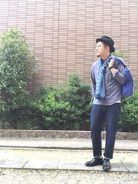 enomonさん（メンズ・174cm）の夏コーディネート