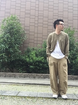 enomonさん（メンズ・174cm）の夏コーディネート