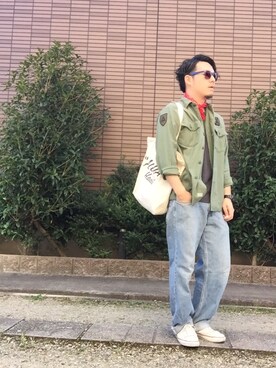 enomonさん（メンズ・174cm）の夏コーディネート