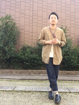 enomonさん（メンズ・174cm）の夏コーディネート