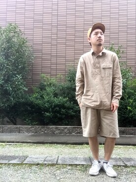 「allstar」｜「アイテム（シャツ/ブラウス）」を使った、enomonさん（メンズ・174cm）の夏コーディネート