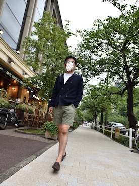 「Sergio rossi（セルジオロッシ）のアイテム」を使った、TAKAさん（メンズ・179cm）の夏コーディネート