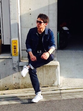 「US（アス）のアイテム」を使った、shomaさん（メンズ・185cm）の冬コーディネート