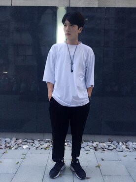 楊育程さん（メンズ・163cm）の秋コーディネート