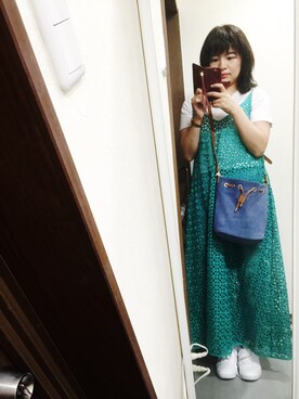 「ROROL（ロロル）のアイテム」を使った、yuaさん（レディース・154cm）の夏コーディネート