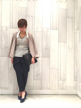 「Q（キュー）のアイテム（アクセサリー）」を使った、ﾏｲｺﾊﾞさん（レディース・155cm）の冬コーディネート