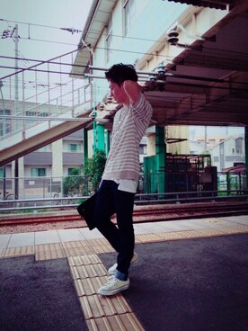 りゅーたろすさん（メンズ・170cm）の夏コーディネート