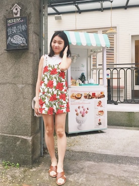 顏維伶さん(レディース・158cm)の夏コーディネート