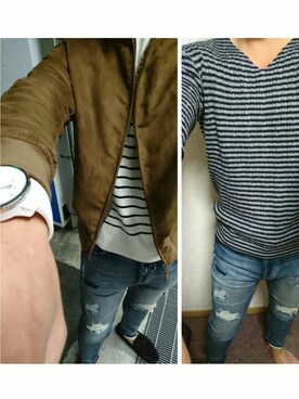 「俺の手のアイテム（その他、ベージュ系）」を使った、🍓ひ🍓ろ🍓し🍓さん（メンズ・183cm）の秋コーディネート