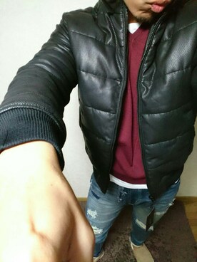 「俺の手のアイテム（その他、ベージュ系）」を使った、🍓ひ🍓ろ🍓し🍓さん（メンズ・183cm）の秋コーディネート