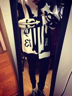 「hba」｜ゆ☺︎さん（メンズ・172cm）の秋コーディネート