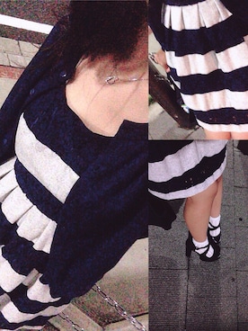 「CECIL McBEE（セシルマクビー）のアイテム（サンダル）」を使った、クッキーモンスター。さん（レディース・159cm）の秋コーディネート