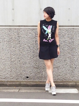 山﨑美穂さん（レディース・162cm）の夏コーディネート