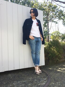 山﨑美穂さんのコーディネート