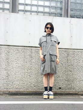 「ソックス」｜山﨑美穂さん（レディース・162cm）の春コーディネート