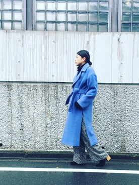 「G.V.G.V.（ジーヴィージーヴィー）のアイテム（その他アウター）」を使った、山﨑美穂さん（レディース・163cm）の秋コーディネート