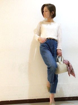 tanaka miyuuさん（レディース・155cm）の春コーディネート