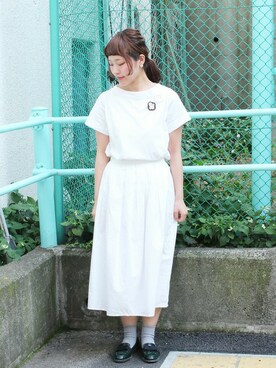 「chambre de charme（シャンブルドゥシャーム）のアイテム（アクセサリー）」を使った、Malle chambre de charmeさん（レディース・158cm）の春コーディネート