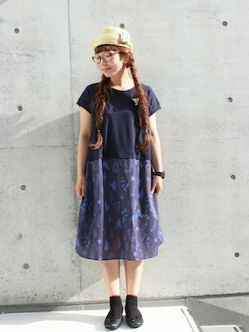 「chambre de charme（シャンブルドゥシャーム）のアイテム（レッグウェア）」を使った、Malle chambre de charmeさん（レディース・152cm）の夏コーディネート