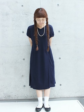 「chambre de charme（シャンブルドゥシャーム）のアイテム（アクセサリー）」を使った、Malle chambre de charmeさん（レディース・152cm）の夏コーディネート