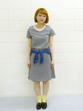 「chambre de charme（シャンブルドゥシャーム）のアイテム（レッグウェア）」を使った、Malle chambre de charmeさん（レディース・160cm）の夏コーディネート