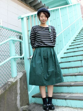 Malle chambre de charmeさん（レディース・159cm）の秋コーディネート