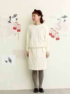 「chambre de charme（シャンブルドゥシャーム）のアイテム（その他トップス）」を使った、Malle chambre de charmeさん（レディース・158cm）の秋コーディネート