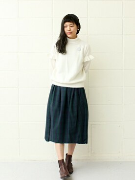 Malle chambre de charmeさん（レディース・163cm）の秋コーディネート