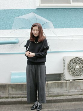 Malle chambre de charmeさん（レディース・158cm）の冬コーディネート