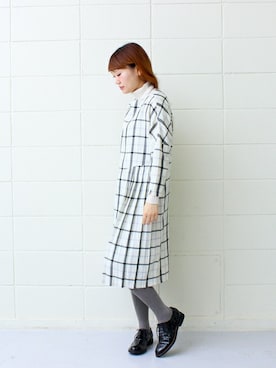 「chambre de charme(chambre de charme)」｜Malle chambre de charmeさん（レディース・158cm）の冬コーディネート
