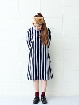 「chambre de charme(chambre de charme)」｜Malle chambre de charmeさん（レディース・152cm）の冬コーディネート