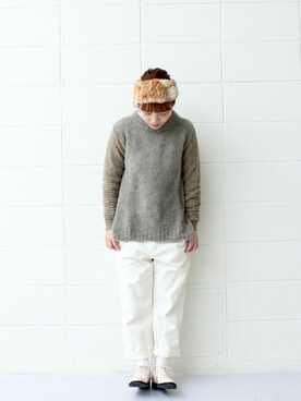「chambre de charme(chambre de charme)」｜Malle chambre de charmeさん（レディース・152cm）の冬コーディネート