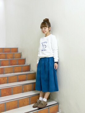 「chambre de charme(chambre de charme)」｜Malle chambre de charmeさん（レディース・152cm）の冬コーディネート