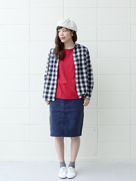 「chambre de charme(chambre de charme)」｜Malle chambre de charmeさん（レディース・163cm）の冬コーディネート