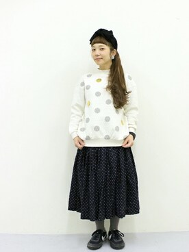 「chambre de charme(chambre de charme)」｜Malle chambre de charmeさん（レディース・152cm）の冬コーディネート
