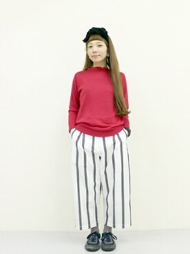 「chambre de charme(chambre de charme)」｜Malle chambre de charmeさん（レディース・152cm）の冬コーディネート