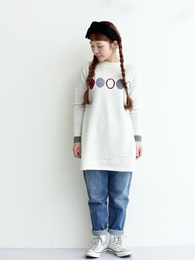 「chambre de charme(chambre de charme)」｜Malle chambre de charmeさん（レディース・152cm）の冬コーディネート