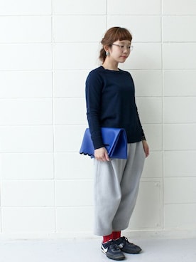 「chambre de charme(chambre de charme)」｜Malle chambre de charmeさん（レディース・152cm）の冬コーディネート