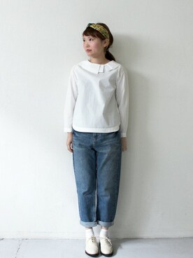 「chambre de charme(chambre de charme)」｜Malle chambre de charmeさん（レディース・158cm）の冬コーディネート