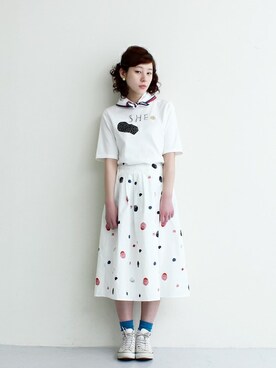 「chambre de charme(chambre de charme)」｜Malle chambre de charmeさん（レディース・166cm）の冬コーディネート